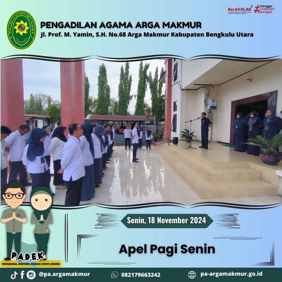 181124 Apel Pagi Senin 2