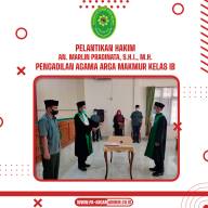 Pelantikan Hakim, Pelapasan dan Pengantar Tugas Hakim