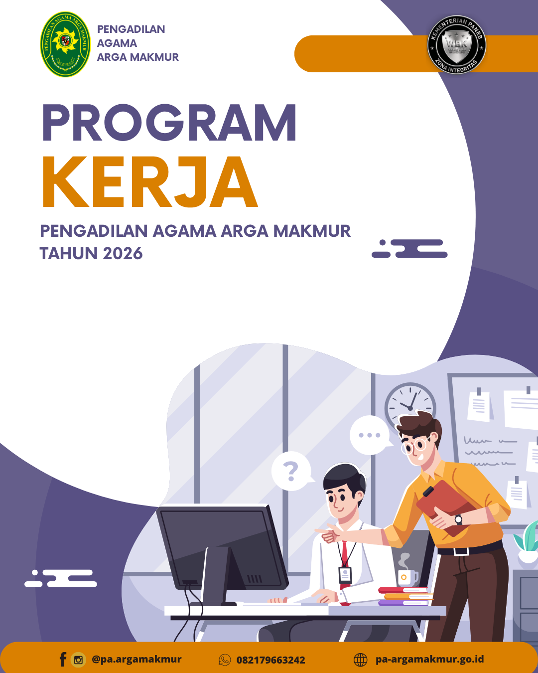 Konsep Cover PROGRAM KERJA 2026 REVISI