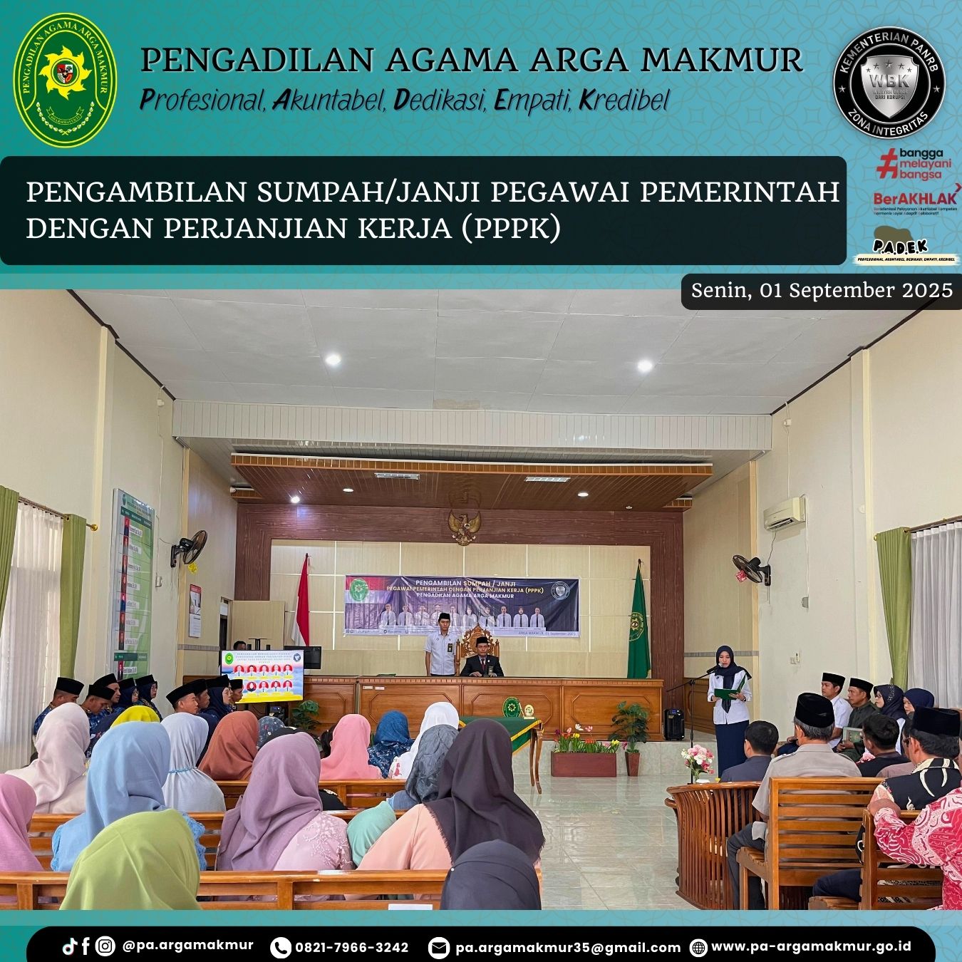 010925 Pengambilan Sumpah PPPK 1