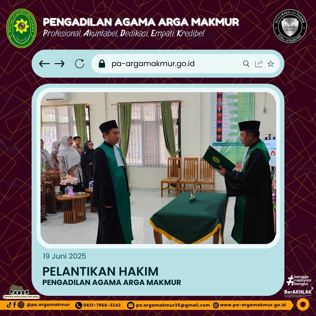 190625 Pelantikan Hakim 1
