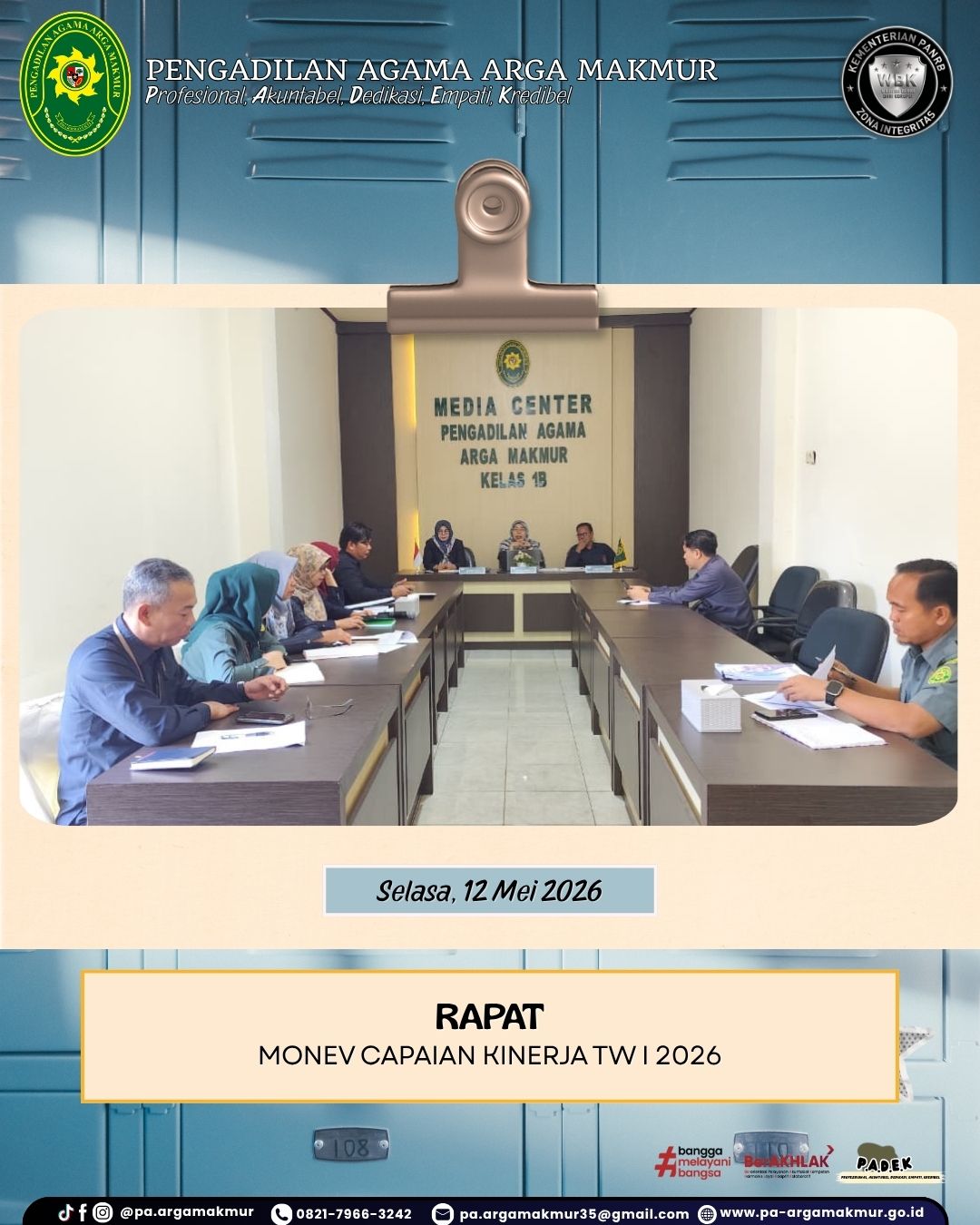 120526 Rapat Monev Capaian Kinerja TW 1 2