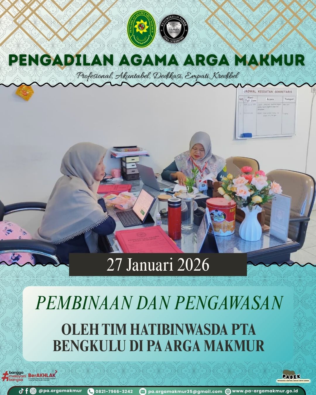 270126 Pembinaan dan Pengawasan PTA BKL 1