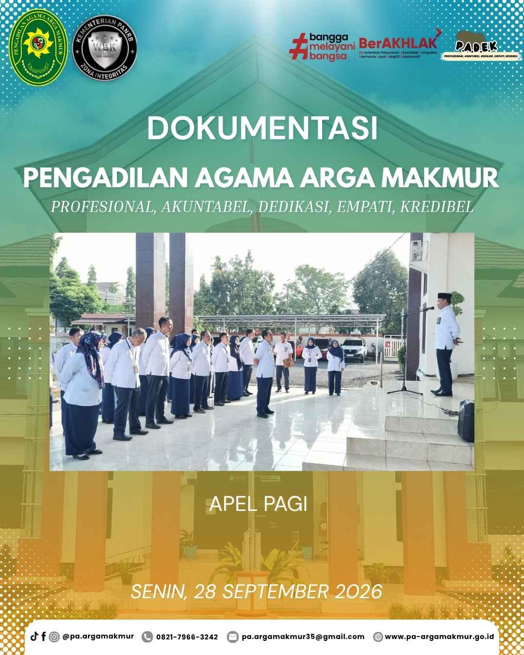 280926 Apel pagi dan pemberian penghargaan 1