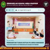 PA Arga Makmur Gelar Acara Pengantar Tugas Ketua yang Mutasi ke PA Kota Bumi