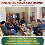 PA Arga Makmur Terima Kunjungan Wakil Ketua PTA Bengkulu dalam Rangka Pembinaan