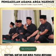 Buka Puasa Bersama dan Khotmul Qur’an Keluarga Besar Pengadilan Agama Arga Makmur