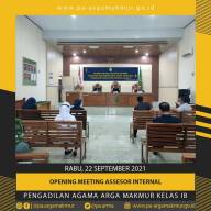 Opening dan Closing Meeting Assesor Internal APM tahun 2021